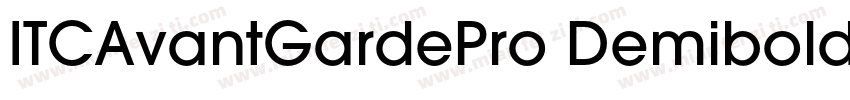 ITCAvantGardePro Demibold字体转换